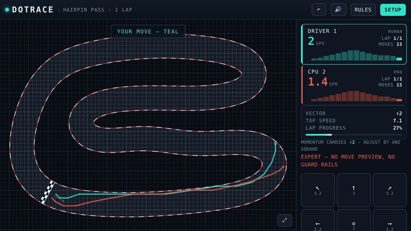 Expert mode, no assists shown